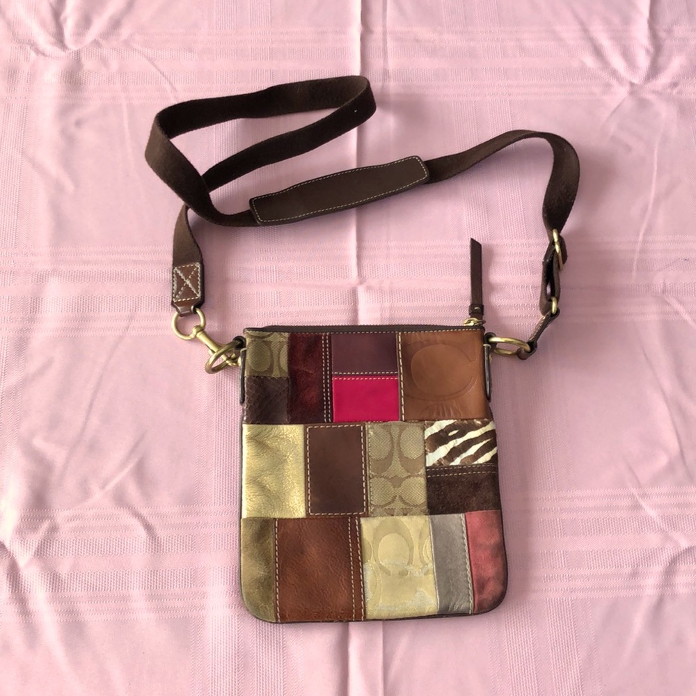 Coach patchwork crossbody bag
